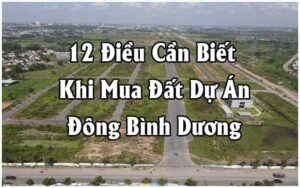 12 Điều Cần Biết Khi Mua Đất Dự Án Đông Bình Dương