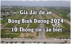 Giá đất dự án Đông Bình Dương 2024 10 Thông tin cần biết