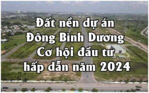 Đất nền dự án Đông Bình Dương Cơ hội đầu tư hấp dẫn năm 2024