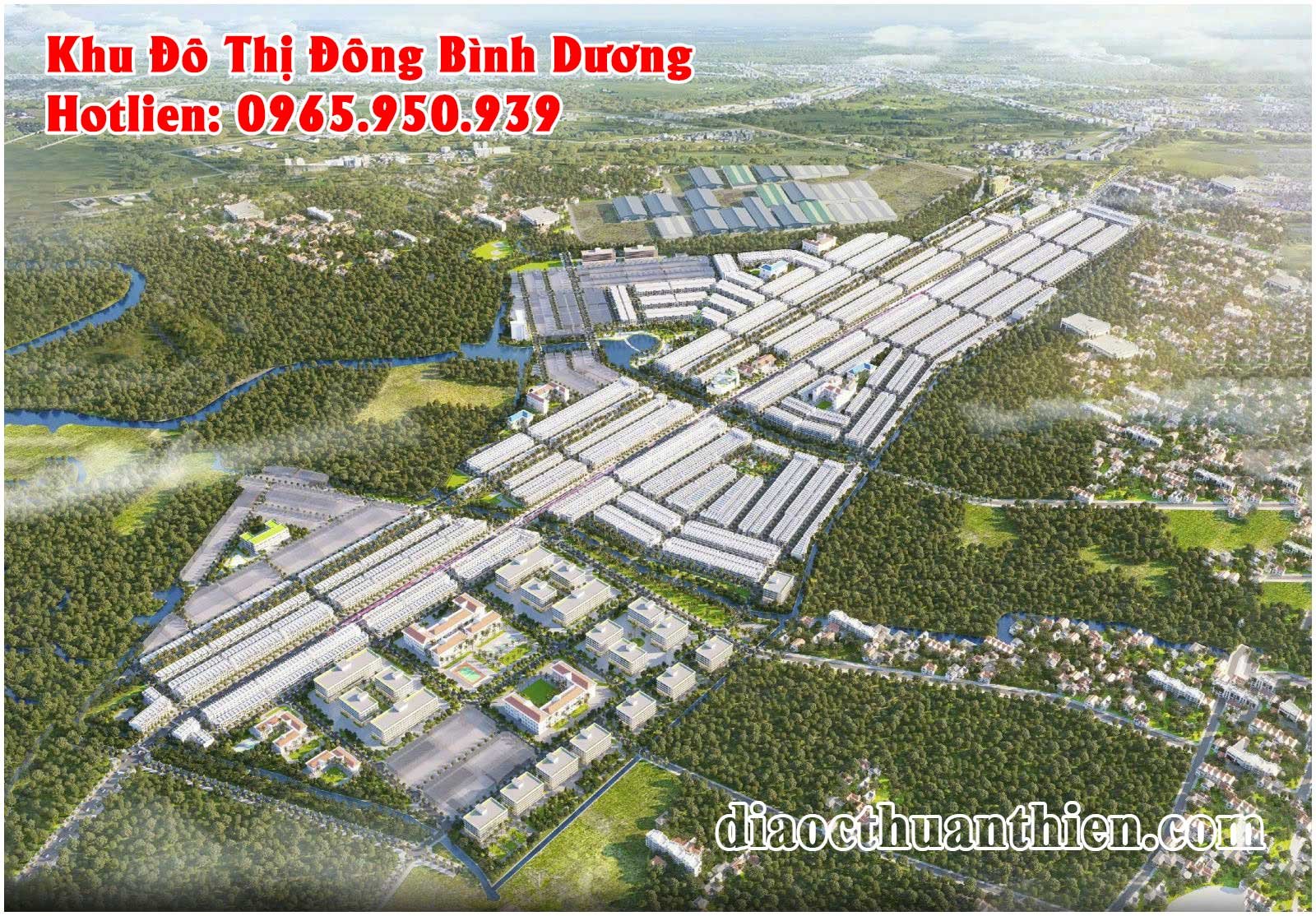 dự án khu đô thị đông bình dương